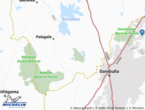 MICHELIN Ulpathagama map - ViaMichelin