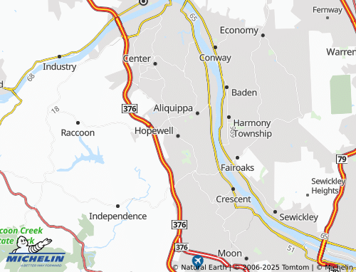 MICHELIN Hopewell map - ViaMichelin