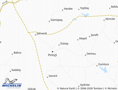 Mappa MICHELIN Düztaş - ViaMichelin