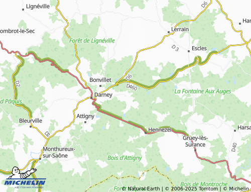MICHELIN Belrupt map - ViaMichelin