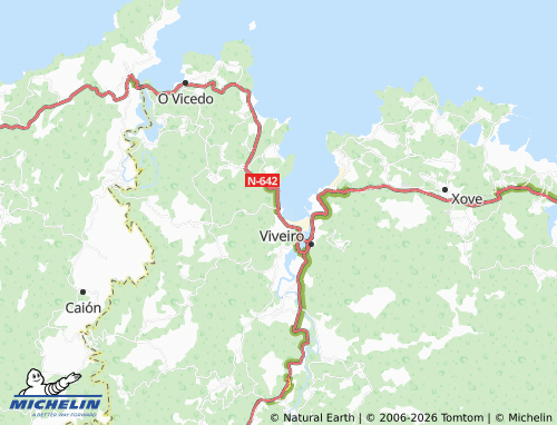 Mapa MICHELIN Covas (San Xoán) - ViaMichelin