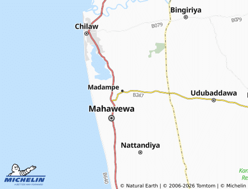 Mappa MICHELIN Mellawagara - ViaMichelin