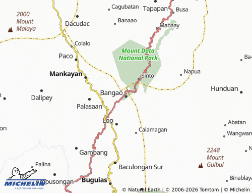 MICHELIN Bangao map - ViaMichelin