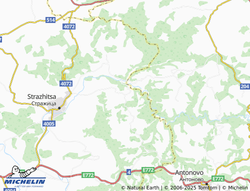 MICHELIN Mirovo map - ViaMichelin