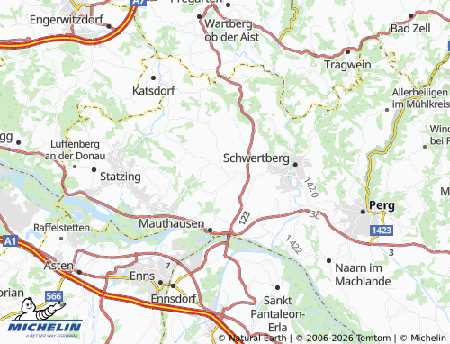 Mapa MICHELIN Ried in der Riedmark - ViaMichelin