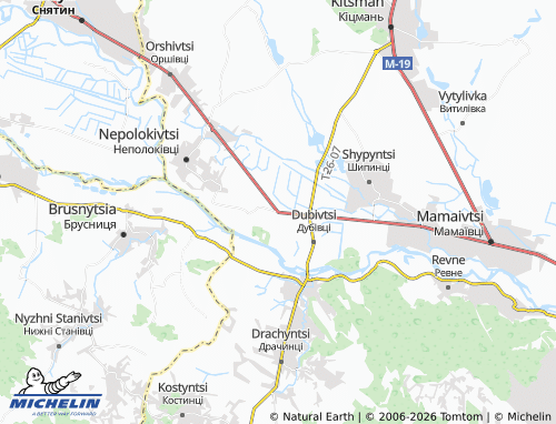 Mappa MICHELIN Berehomet - ViaMichelin