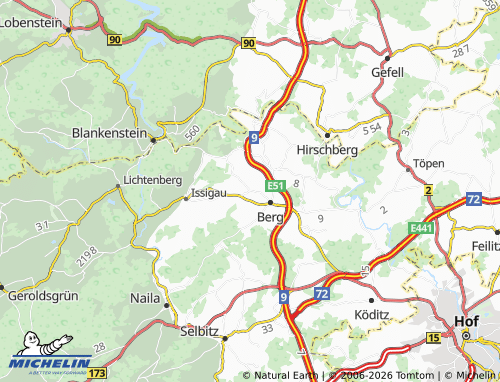 MICHELIN Hadermannsgrün map - ViaMichelin