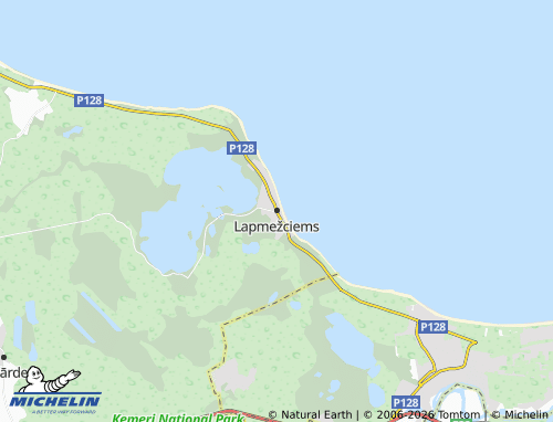 MICHELIN Lapmežciems map - ViaMichelin
