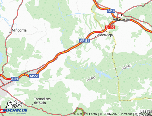 MICHELIN Ojos-Albos map - ViaMichelin