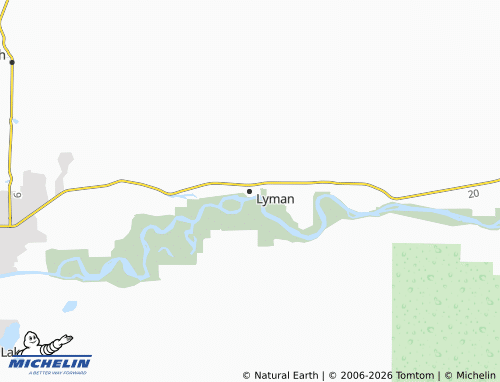 Mapa MICHELIN Lyman - ViaMichelin