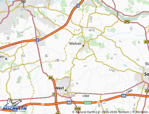MICHELIN Scheidingen map - ViaMichelin