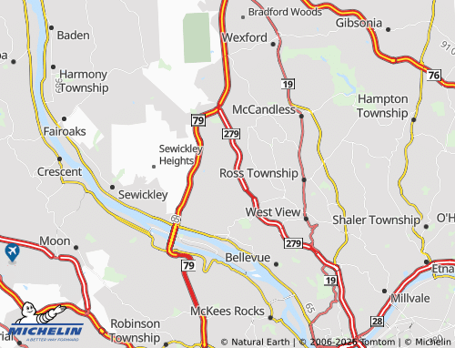 Mappa MICHELIN Ohio - ViaMichelin