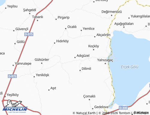 Mappa MICHELIN Adıgüzel - ViaMichelin