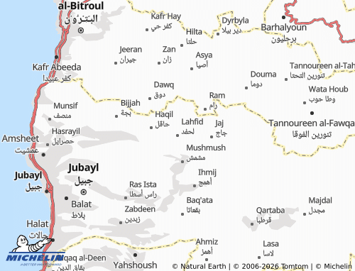 Mapa MICHELIN Lahfid - ViaMichelin