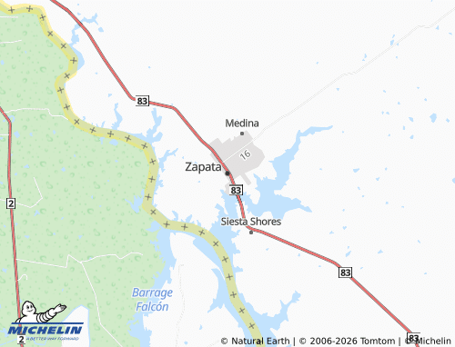 Mapa MICHELIN Zapata - ViaMichelin