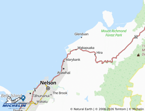 Mapa MICHELIN Todds Valley - ViaMichelin