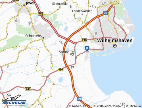 MICHELIN Sande map - ViaMichelin