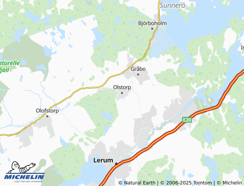 MICHELIN Olstorp map - ViaMichelin