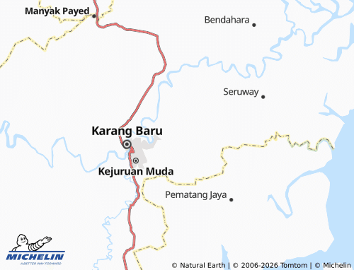 MICHELIN-Landkarte Kebun Rantau - ViaMichelin