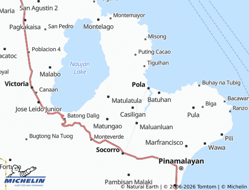 MICHELIN Panikihan map - ViaMichelin