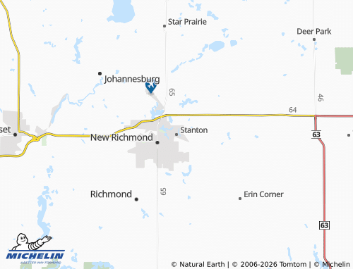 Mapa MICHELIN Stanton - ViaMichelin