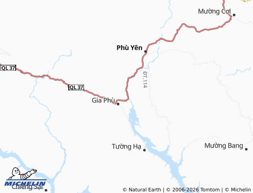 Mappa MICHELIN Tường Phù - ViaMichelin