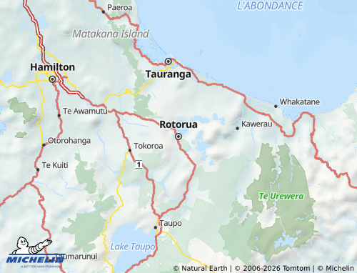 Mapa MICHELIN Rotorua - ViaMichelin