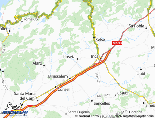 Mappa MICHELIN Lloseta - ViaMichelin