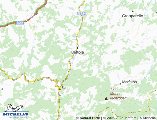 MICHELIN-Landkarte Caminata - ViaMichelin
