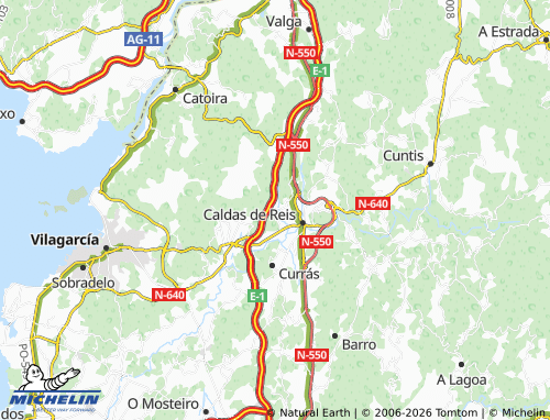 MICHELIN-Landkarte Follente - ViaMichelin