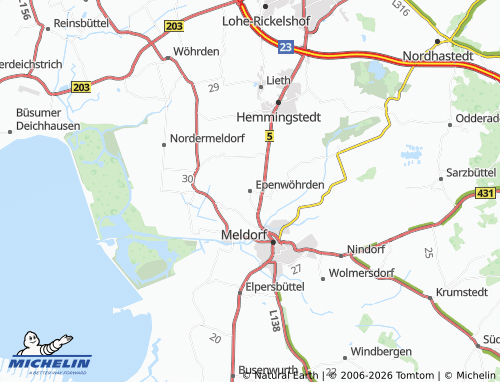 MICHELIN Epenwöhrden map - ViaMichelin