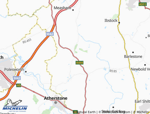 MICHELIN Twycross map - ViaMichelin