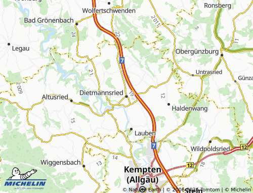 Mappa MICHELIN Dietmannsried - ViaMichelin
