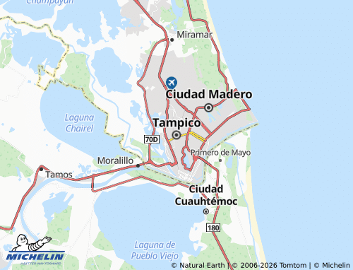 Mappa MICHELIN Tampico - ViaMichelin