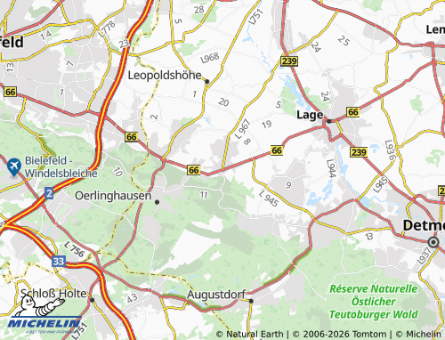 MICHELIN Helpup map - ViaMichelin