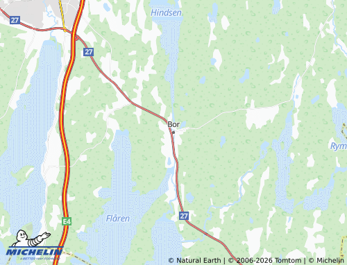Carte MICHELIN Bor - ViaMichelin
