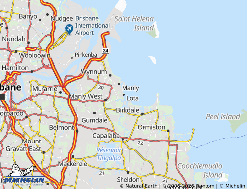 MICHELIN Lota map - ViaMichelin