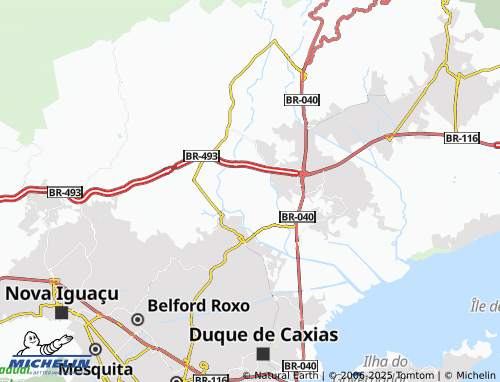 MICHELIN Cidade dos Meninos map - ViaMichelin