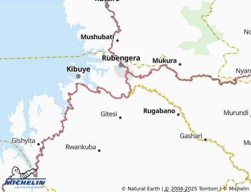MICHELIN Bwishyura map - ViaMichelin