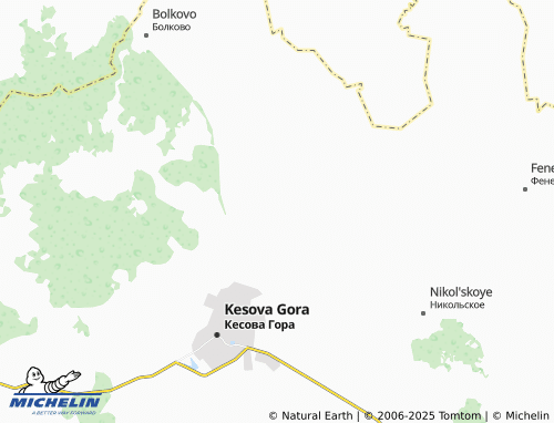 MICHELIN Petrovskoye map - ViaMichelin