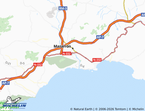 MICHELIN-Landkarte Las Moreras - ViaMichelin