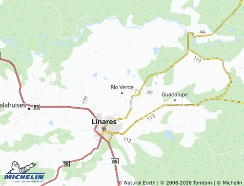 MICHELIN Río Verde map - ViaMichelin