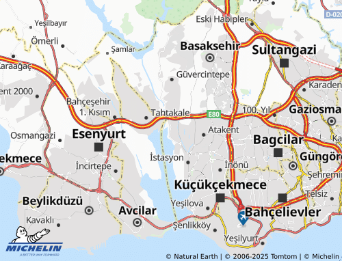 MICHELIN-Landkarte Yarımburgaz - ViaMichelin