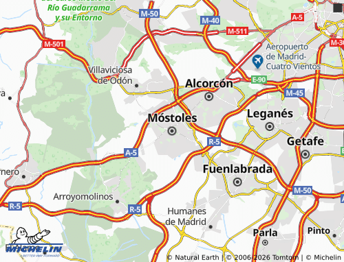 Mappa MICHELIN Móstoles - ViaMichelin