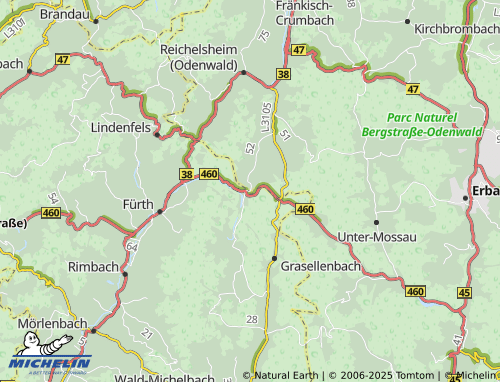 MICHELIN Ober-Ostern map - ViaMichelin