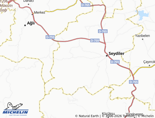 MICHELIN Demirciözü map - ViaMichelin