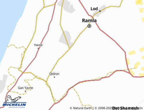Mappa MICHELIN Qiryat Eqron - ViaMichelin