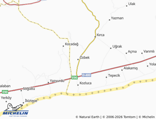 MICHELIN Özbek map - ViaMichelin