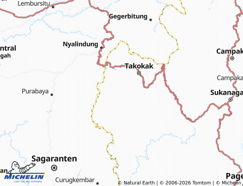 MICHELIN Sindangresmi map - ViaMichelin