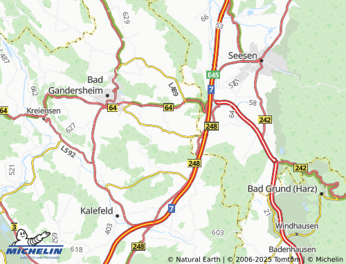 MICHELIN Harriehausen map - ViaMichelin